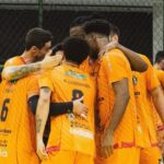 Elenco do Rede Cuca em jogo da Superliga B Masculina 2024