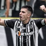 Rodrigo Battaglia comemora gol pelo Atlético-MG no Campeonato Mineiro 2024