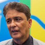 Bebeto na sede da CBF em 2019 (Foto: Douglas Shineidr/AFP)