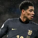 Bellingham foi autor do gol de empate da Inglaterra contra a Bélgica (Foto: Reprodução)