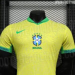 Site vazou suposta camisa da seleção brasileira para 2024 Foto: Footy Headline/Reprodução