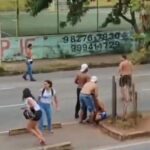 Torcedores de Atlético-MG e Cruzeiro entraram em confronto no último sábado (Foto: Reprodução)