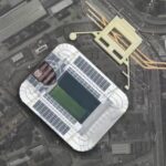 Flamengo quer estádio em terreno de antigo gasômetro que pertence à Caixa (Foto: Cdurp/Divulgação)