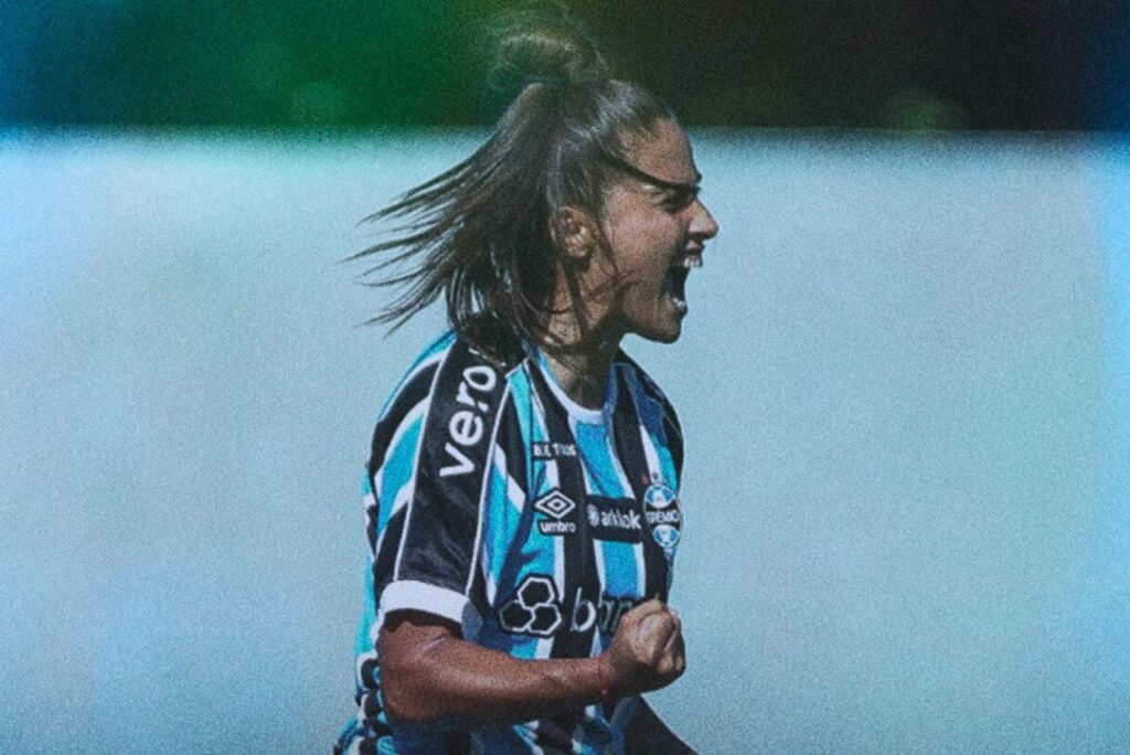 Grêmio venceu o Fluminense pelo Brasileirão Feminino (Foto: Reprodução)
