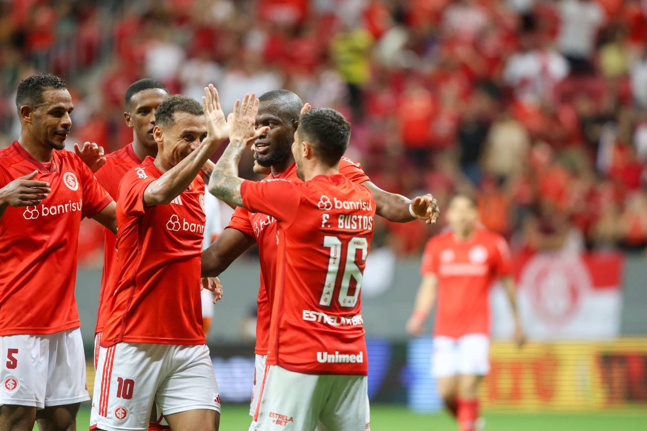 O Internacional passou metade do segundo tempo com um jogador a mais. Foto: Reprodução/Flickr/Internacional