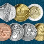 Moedas comemorativas para as Olimpíadas de Paris 2024 (Foto: Divulgação)