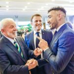 Payet participou de jantar com Lula e Macron (Foto: Ricardo Stuckert)