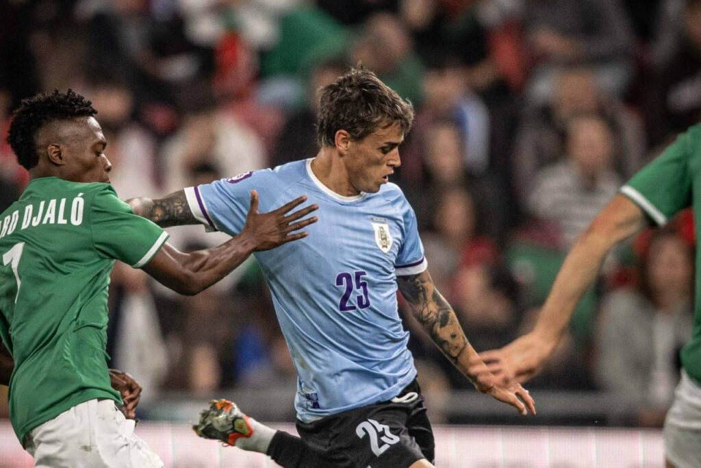 Uruguai e País Basco empataram em 1x1. Foto: Reprodução/X