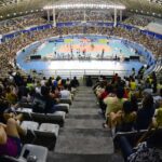 Arena Amadeu Teixeira em jogo da Superliga de Vôlei, sede da Supercopa