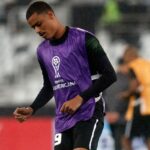 Centroavante Janderson, reforço do Vitória, em jogo do Botafogo em 2023