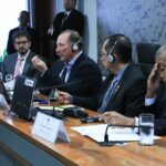 John Textor, Jorge Kajuru e Romário na CPI da Manipulação no Senado Federal