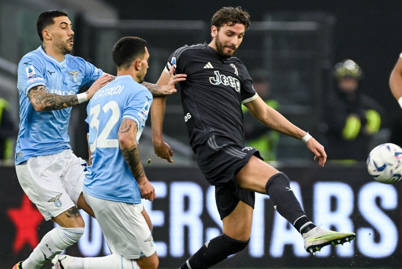 Lance do jogo Juventus x Lazio na Serie A Italiana em 2024