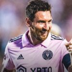 Lionel Messi comemorando gol pelo Inter Miami em 2023