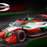 Arte do carro da Prema na Fórmula Indy