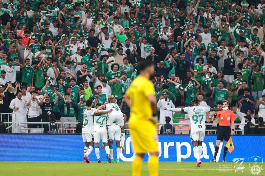 O Al-Ahli venceu o classificao de Jeddah e se distanciou do rival. Foto: Reprodução/X