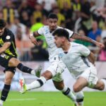 O Al-Ittihad saiu perdendo, empatou o jogo, mas acabou tomando dois gols. Foto: Reprodução/Twitter