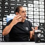 Ramón Díaz pediu desculpa minutos depois de fazer a afirmação. Foto: Leandro Amorim/Vasco