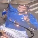 Torcedores do Cruzeiro queimaram bandeira de Ronaldo (Foto: Reprodução)