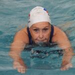 Eliana Busch durante treinamentos no Chile (Foto: Rodrigo Arangua/AFP)