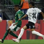 Estevão marcou o primeiro gol pelo profissional do Palmeiras. Foto: Cesar Greco/Palmeiras