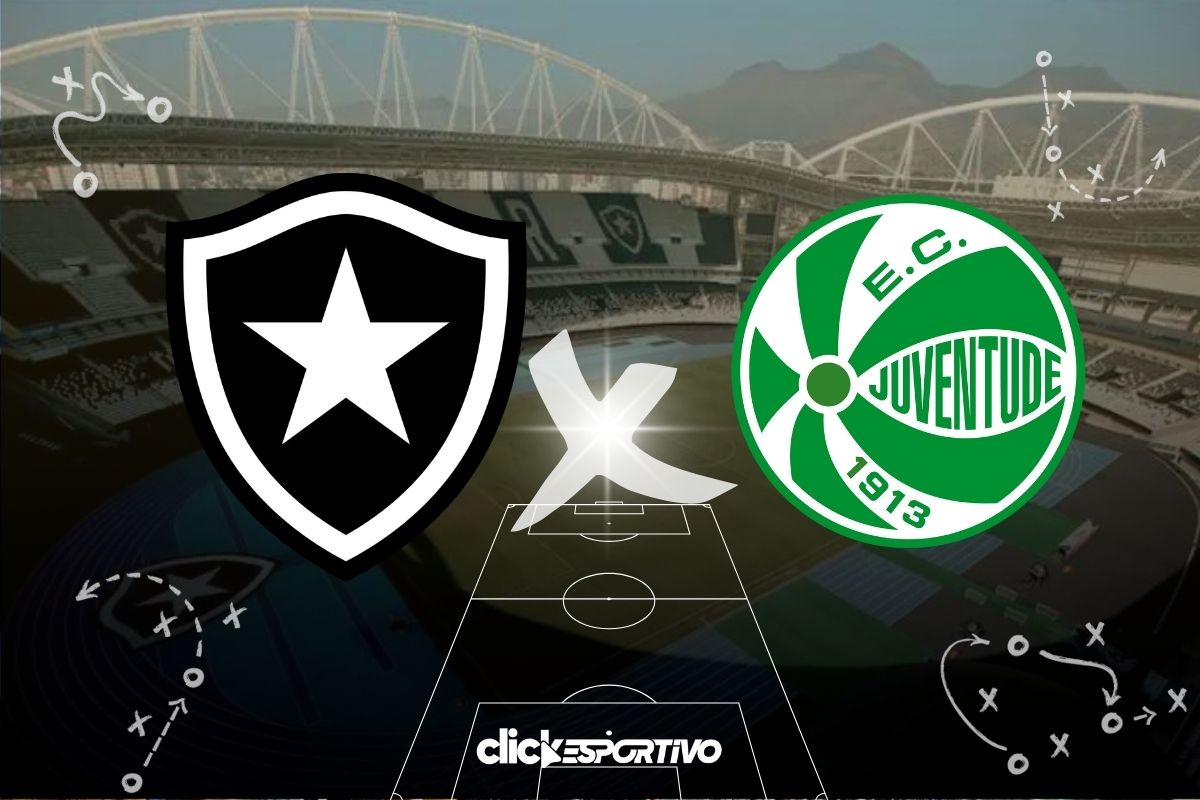 Botafogo x Juventude - Campeonato Brasileiro 2024