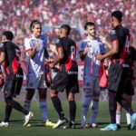O jogo entre Flamengo e Atlético-GO foi marcado por polêmicas. Foto: Ingryd Oliveira/ Atlético-GO
