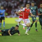 O Internacional até tentou, mas não saiu do 0x0. Foto: Reprodução/X