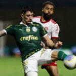 Wesley, ex-Palmeiras, fez o gol da vitória do Internacional. Foto: César Greco/Palmeiras