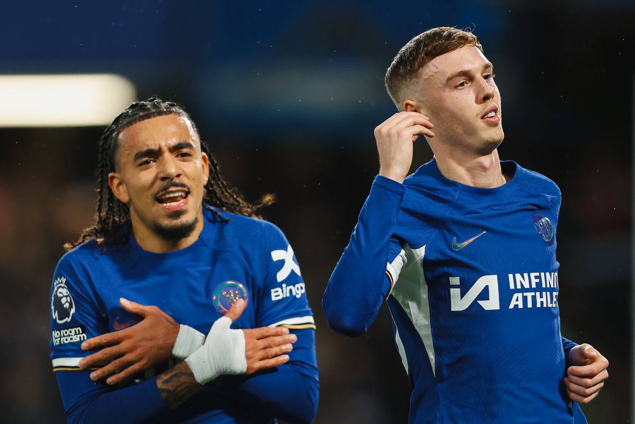 Palmer foi o grande nome do Chelsea na partida e marcou 3 vezes. Foto: Reprodução/X