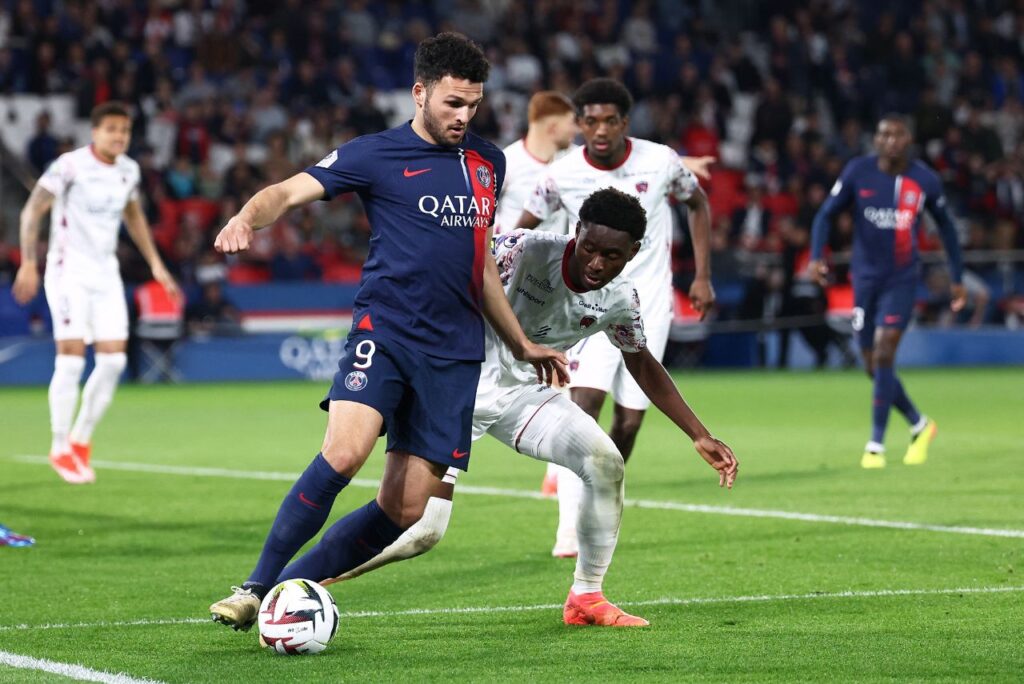 PSG ficou no empate com o Clermont pelo Campeonato Francês (Foto: Franck Fife/AFP)