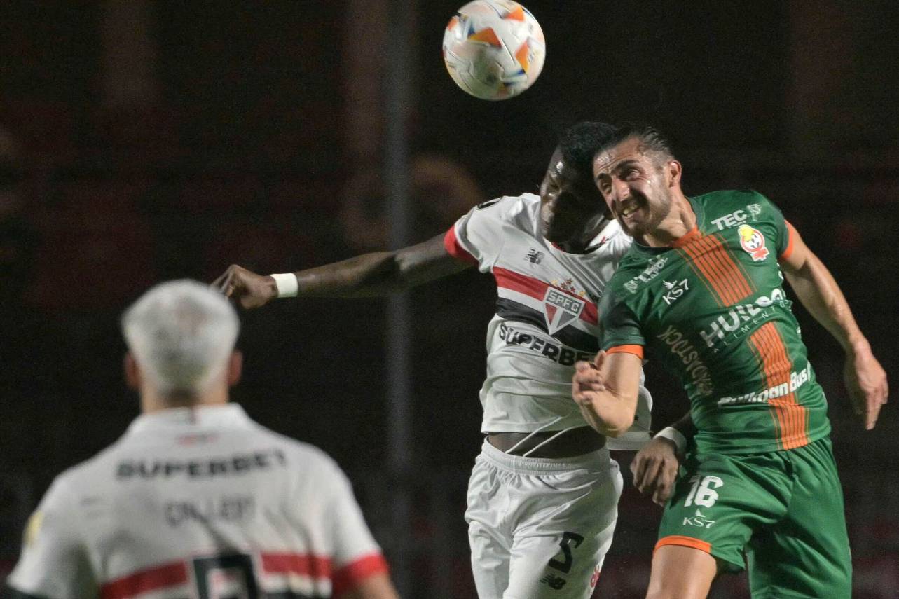 São Paulo venceu a primeira na atual edição da LIbertadores. Foto: Reprodução/X
