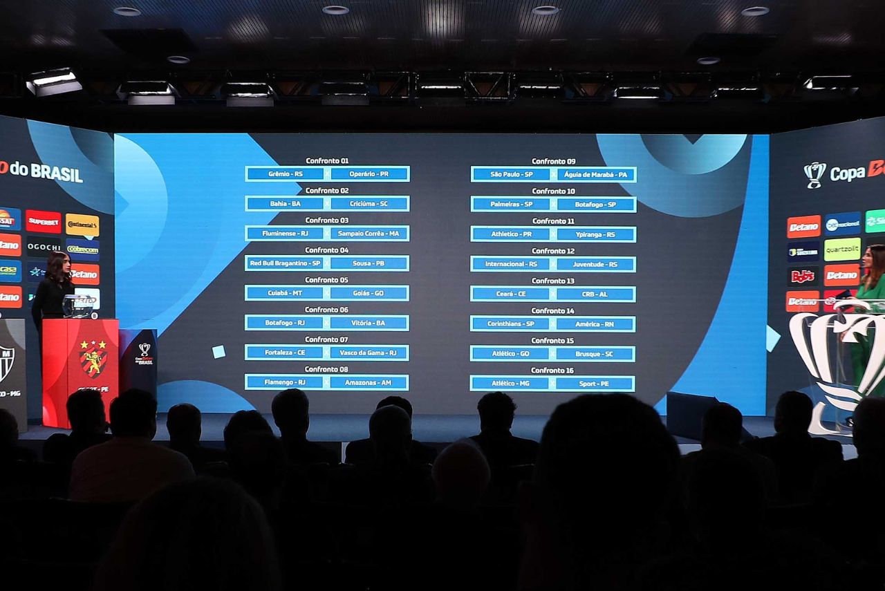 Sorteio definiu jogos da 3ª fase da Copa do Brasil (Foto: CBF/Divulgação)