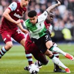 West Ham e Liverpool ficaram no empate pelo Campeonato Inglês (Foto: Reprodução)
