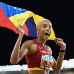 Yulimar Rojas vai ficar de fora das Olímpiadas de Paris 2024 (Foto: Jewel Samad/AFP)