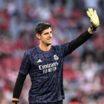 Courtois em campo pelo Real Madrid