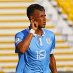 Alvo do Palmeiras em campo pela seleção olímpica do Uruguai