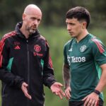 Técnico e zagueiro do Manchester United