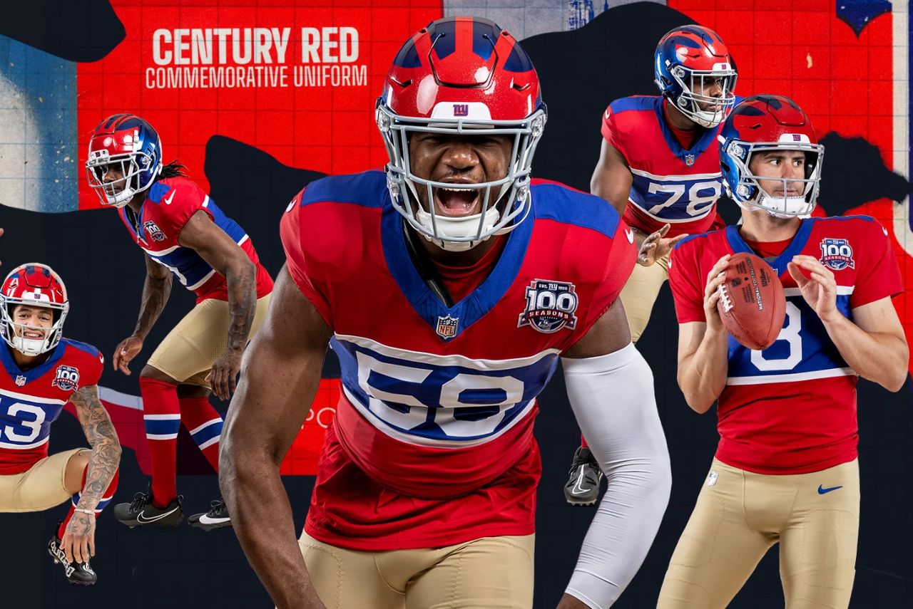 Novo uniforme do New York Giants