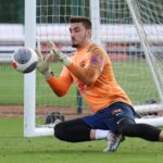 Rafael em treino da Seleção Brasileira