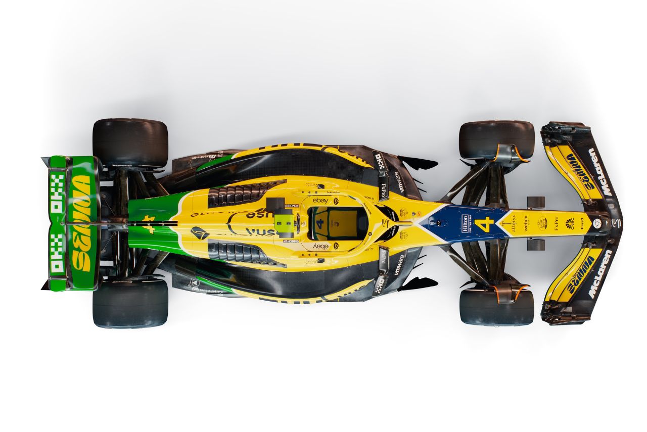 Pintura especial da McLaren para Mônaco