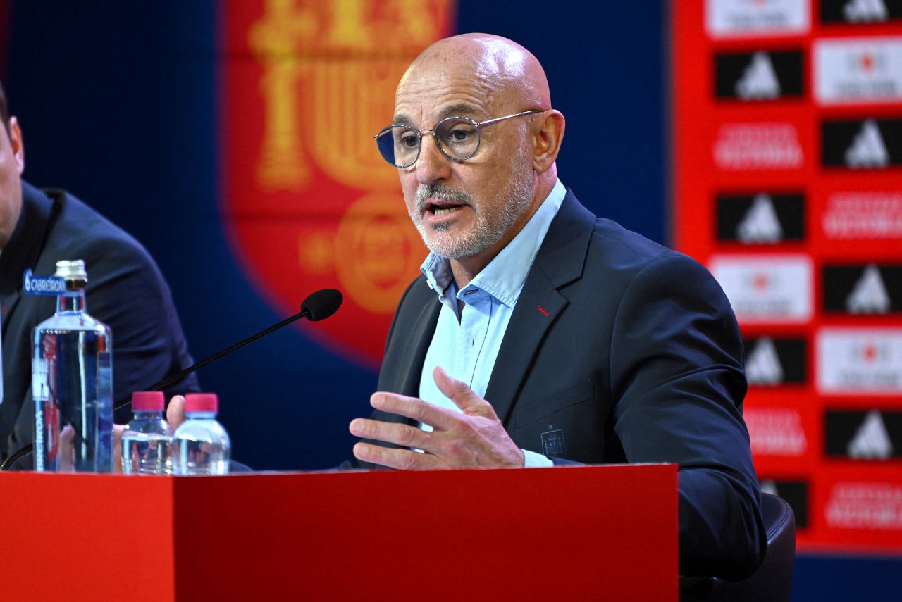 Treinador durante convocação da Espanha