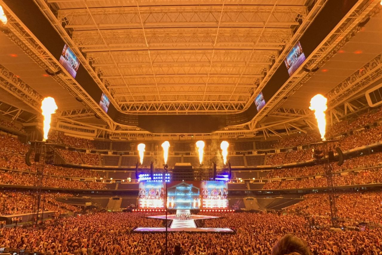 Show de Taylor Swift no estádio do Real Madrid