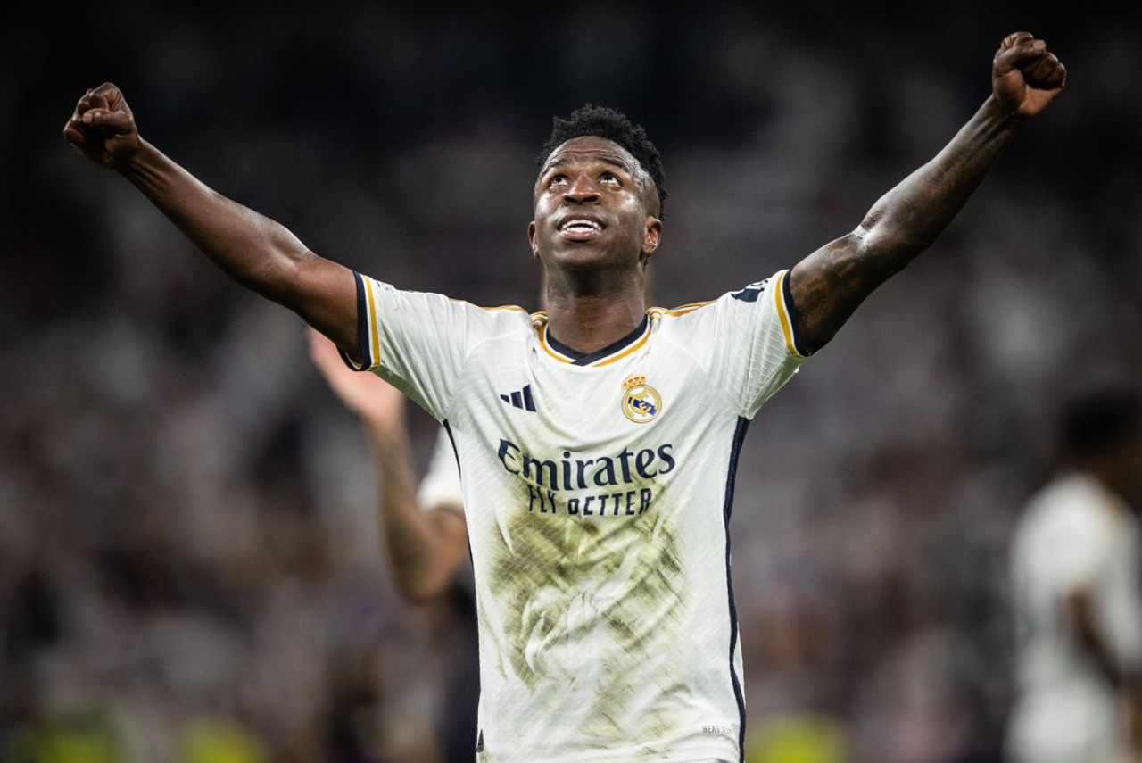 Vini Jr. em Real Madrid x Bayern de Munique