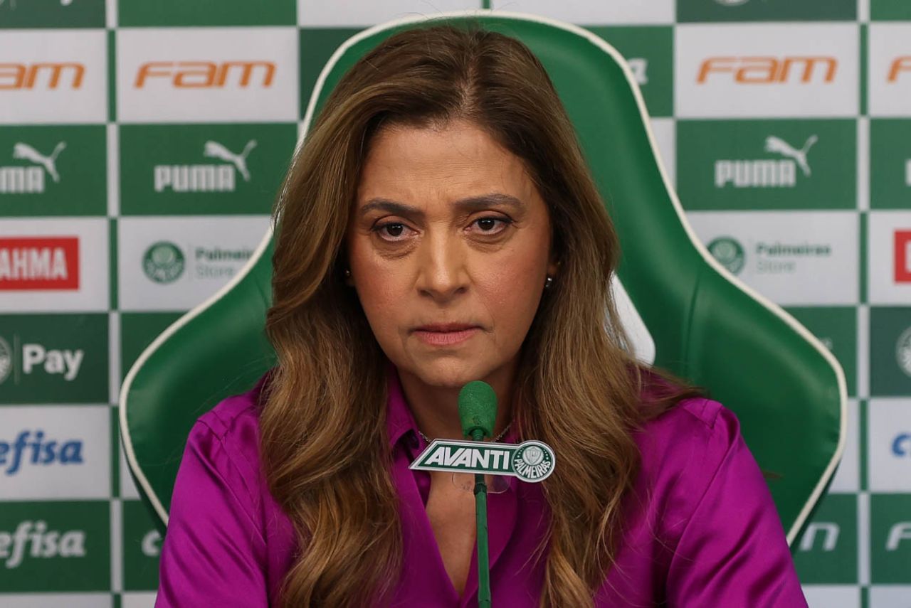 Leila Pereira, presidente do Palmeiras