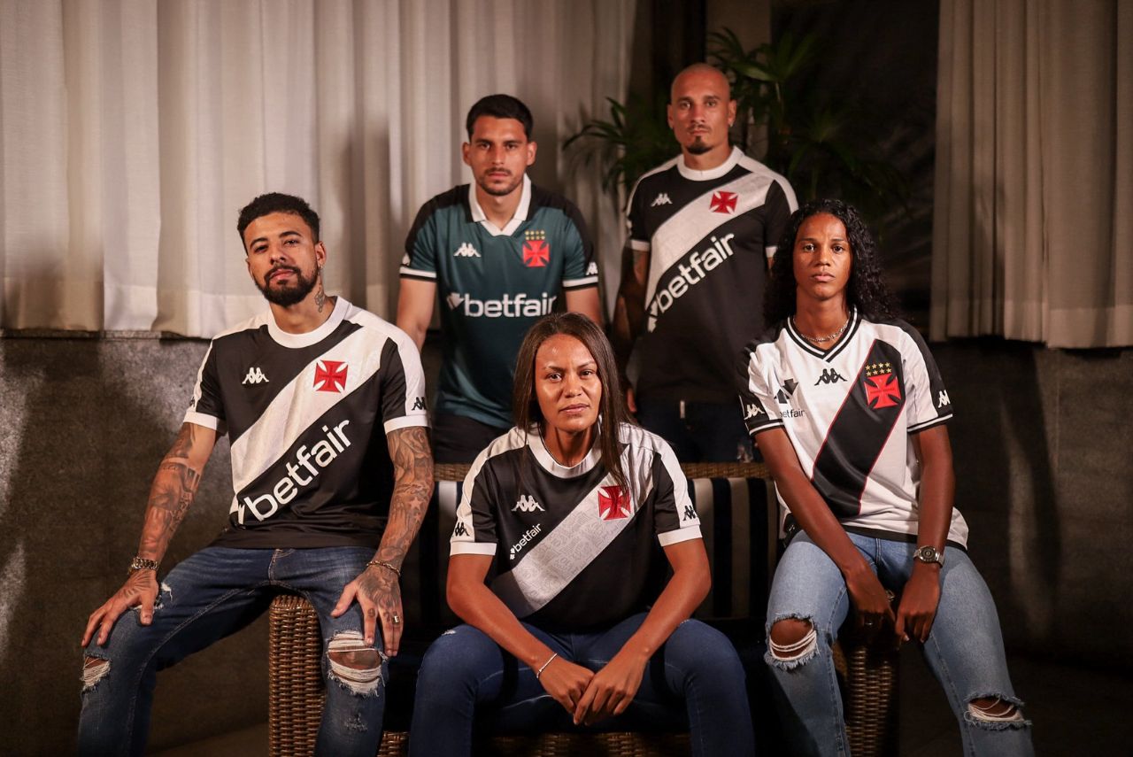 Camisa do Vasco com novo patrocínio da Betfair