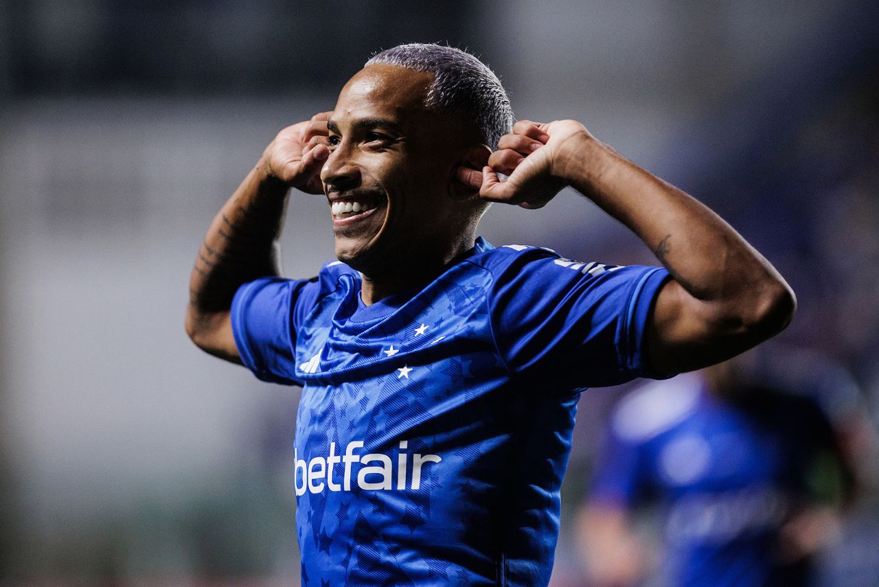 Matheus Pereira marcou o gol da vitória do Cruzeiro