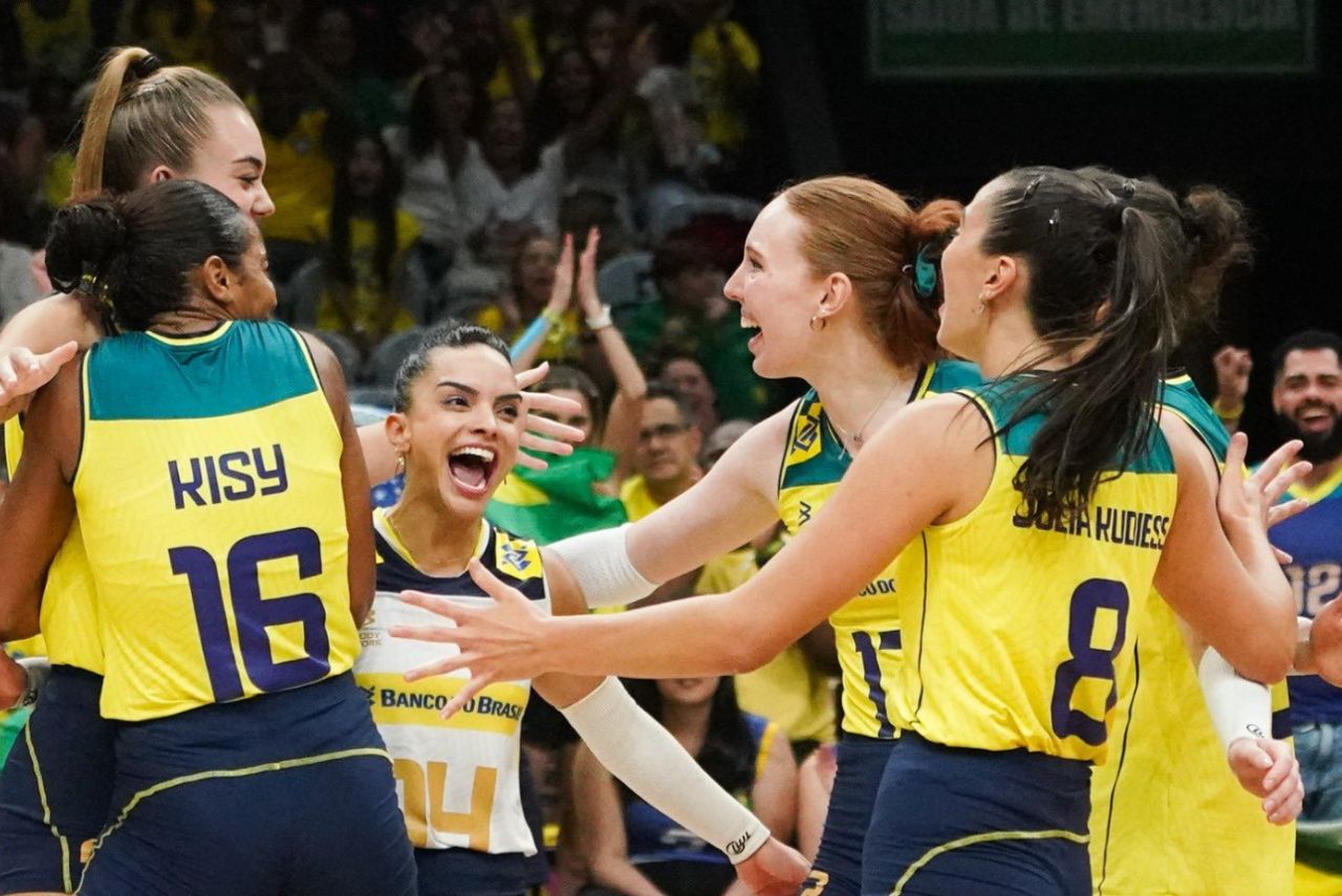 Brasil venceu a Sérvia por 3 sets a 0
