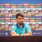 Lucas Paquetá em entrevista coletiva na Seleção Brasileira