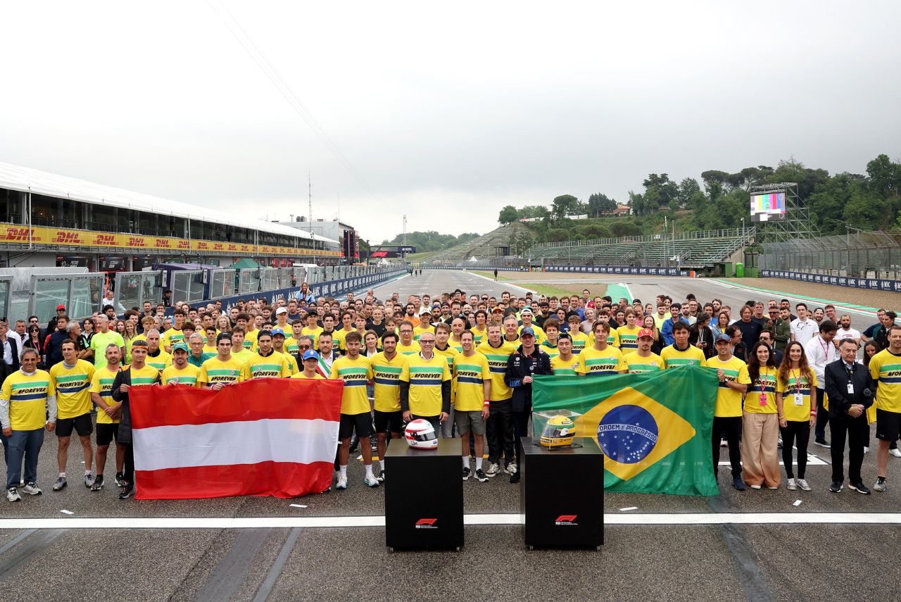 Corrida da F1 em homenagem a Ayrton Senna em Ímola