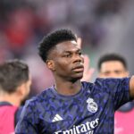 Tchouaméni não deve enfrentar o Borussia Dortmund. Foto: KIRILL KUDRYAVTSEV/AFP